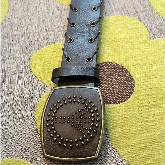 Brown Peace Belt - Picture 4 of 6